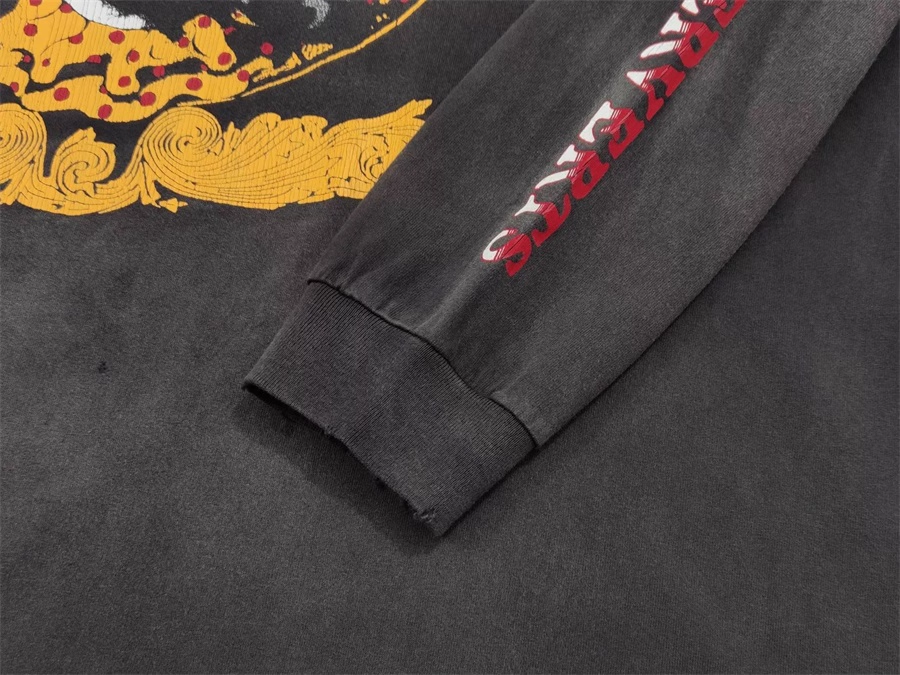 ENHYPEN Niki Inspired Clown Print Distressed Long Sleeve T-Shirt