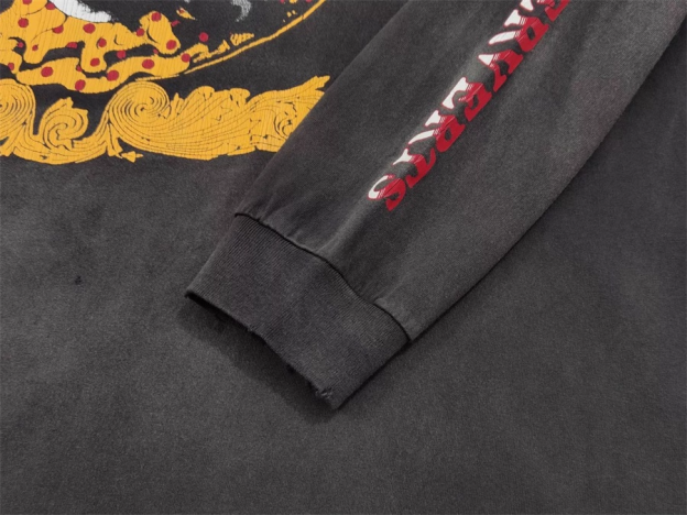 ENHYPEN Niki Inspired Clown Print Distressed Long Sleeve T-Shirt