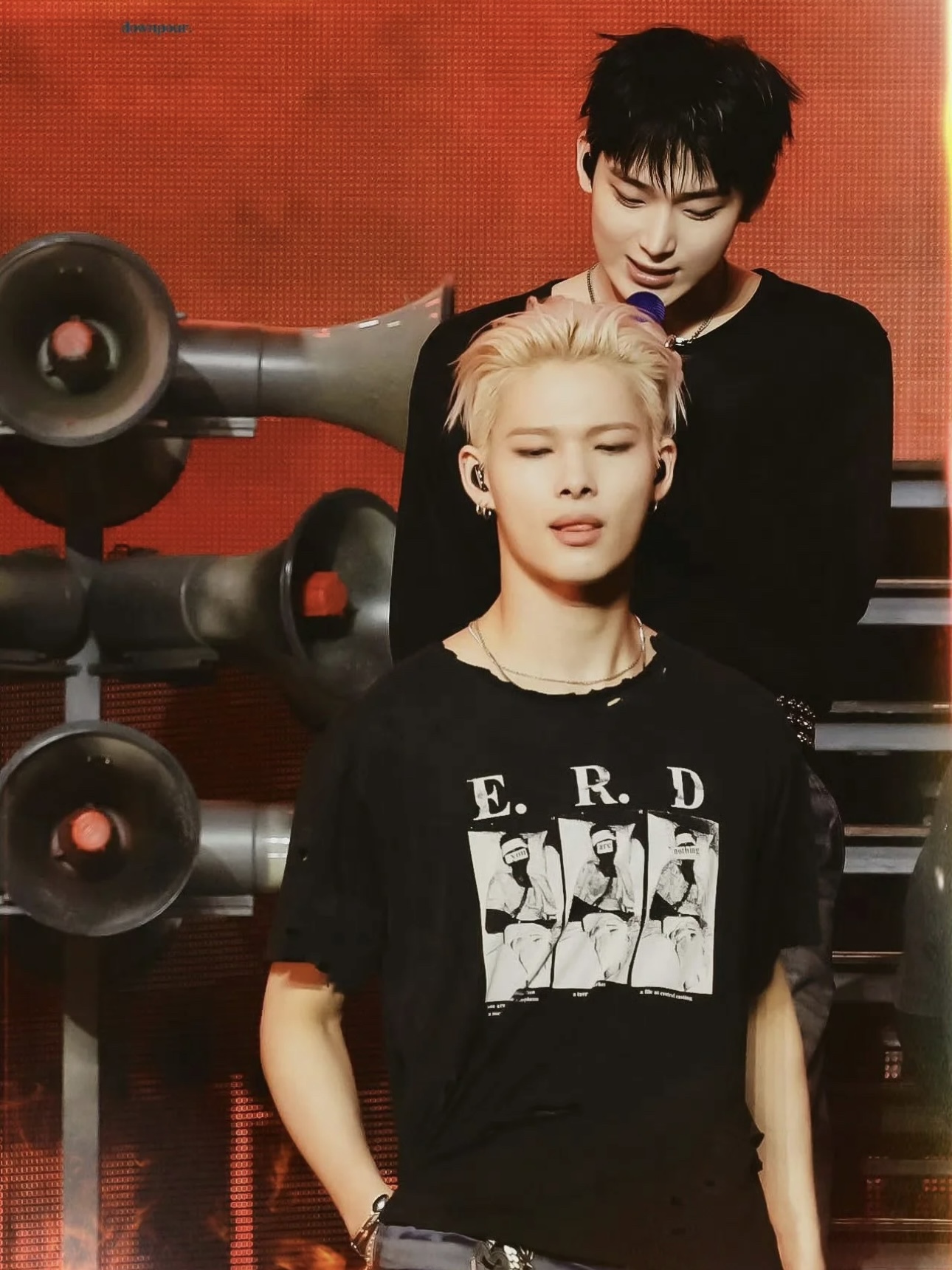 Enhypen Niki inspired Bandage Face Print tshirt