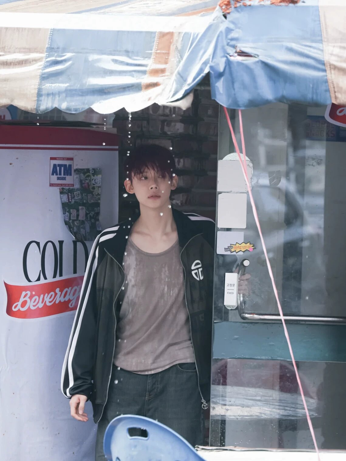 TXT Yeonjun&Cortis Martin Inspired Vintage Logo Track Jacket