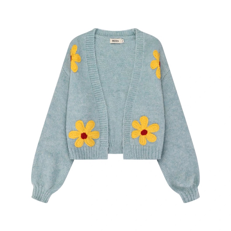 Aespa Winter Inspired Flower Sweater
