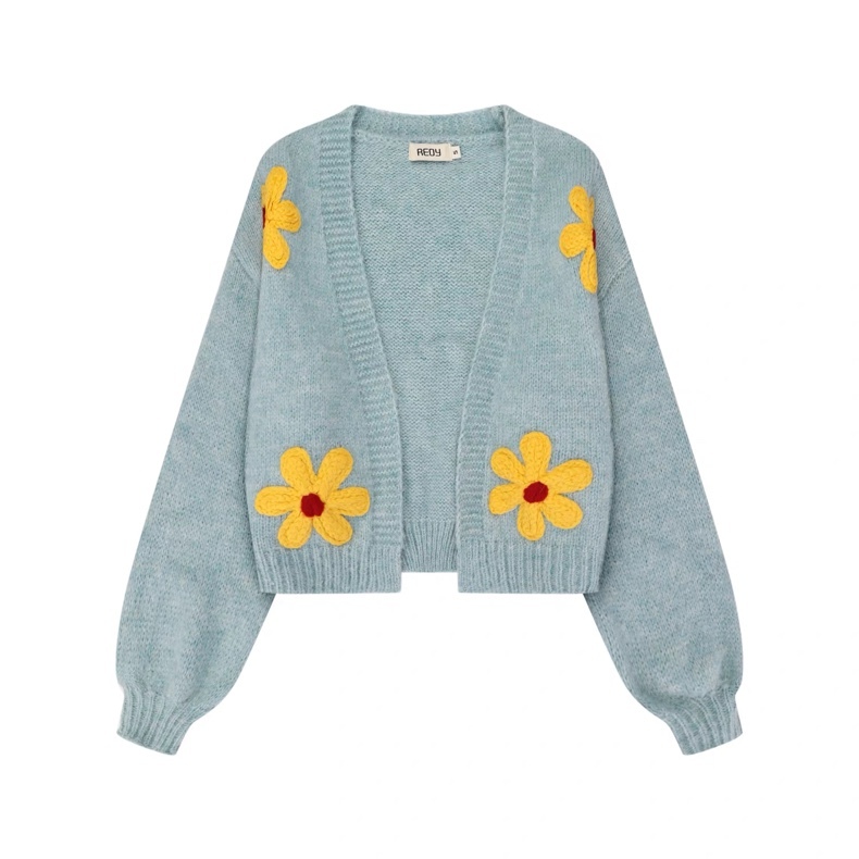 Aespa Winter Inspired Flower Sweater