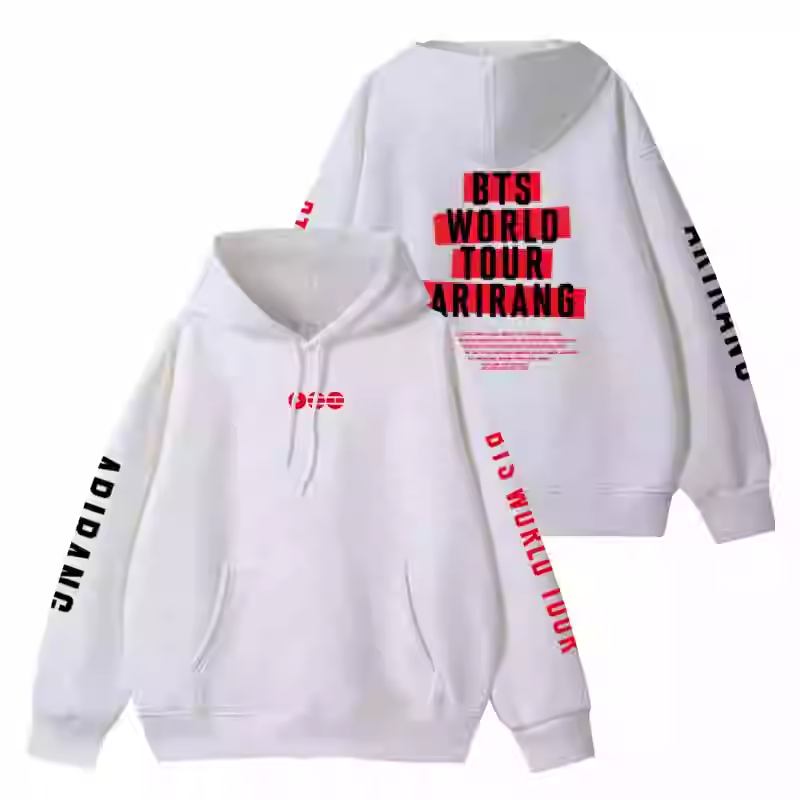 BTS 2026 World Tour ARIRANG Merch Inspired Hoodie Jacket
