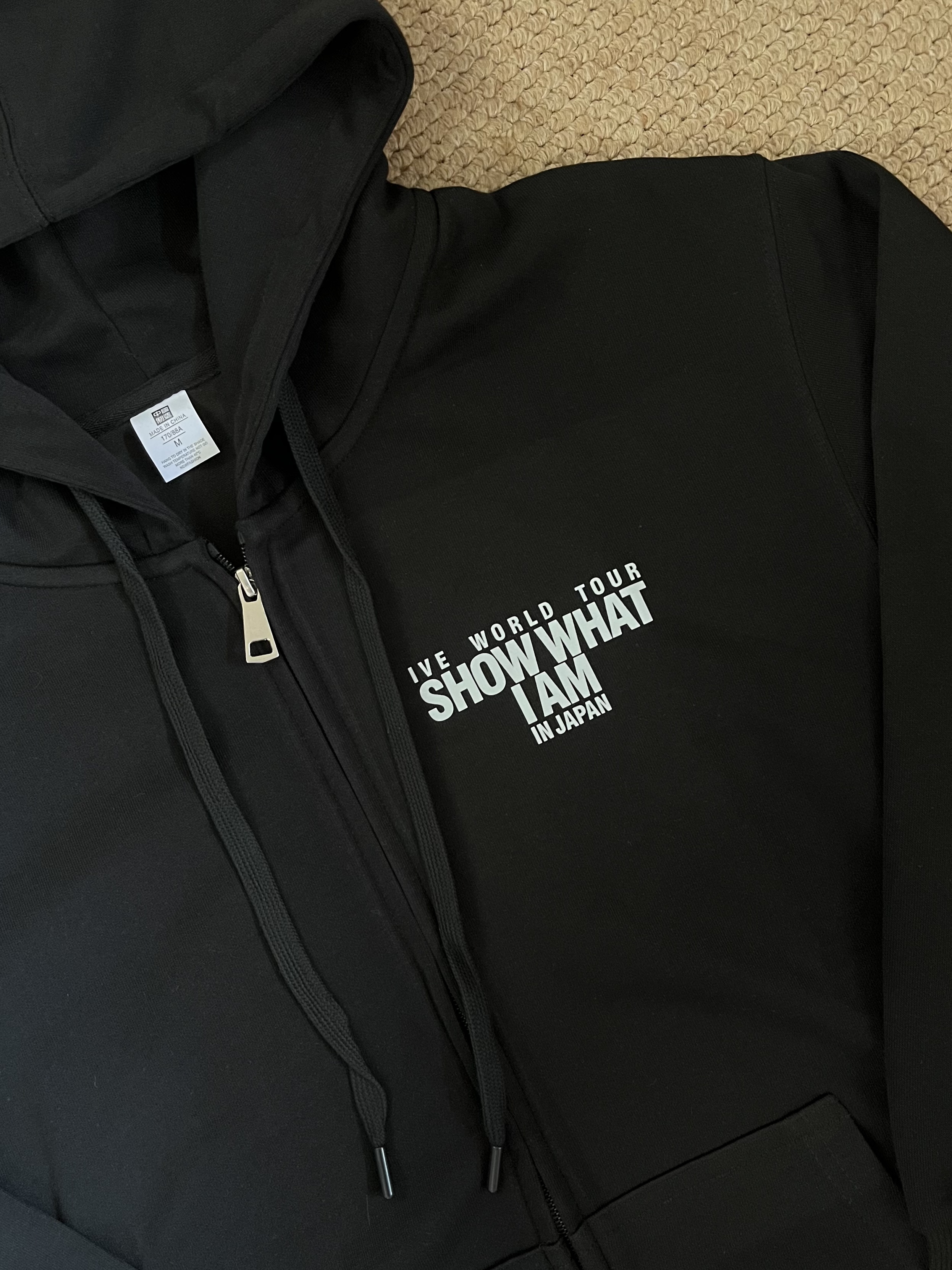 IVE 2026 World Tour Show What I Am Merch Inspired Winged Crest Zip Hoodie