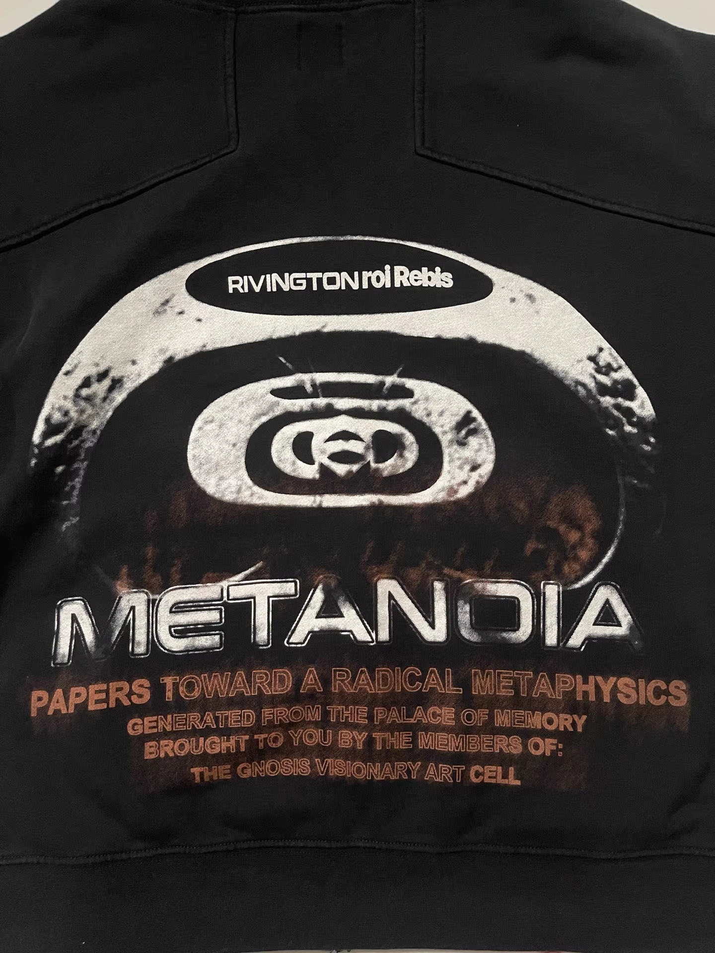 TXT Yeonjun Inspired Metanoia Vintage Washed Distressed Zip-Up Hoodie 