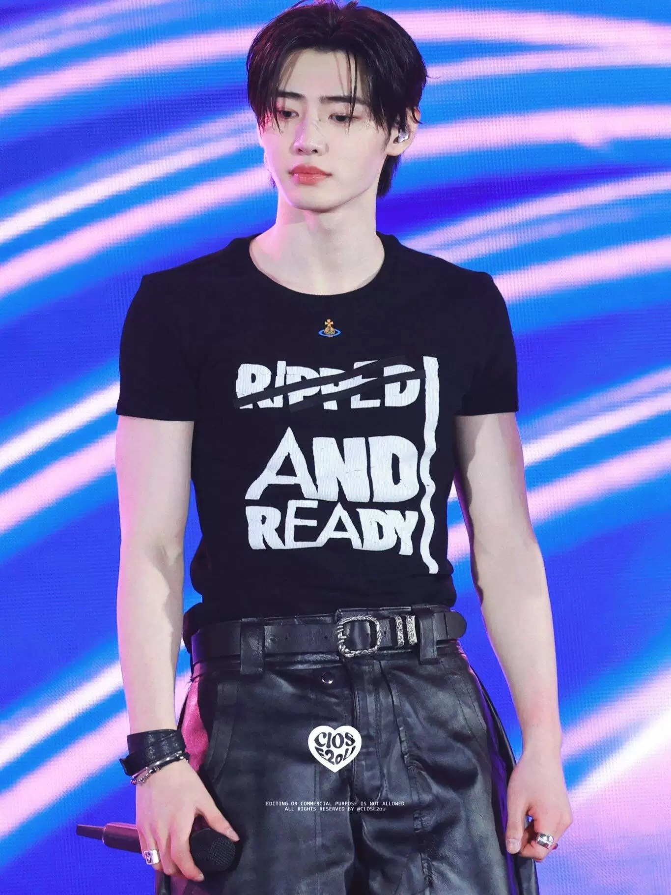 ENHYPEN Sunghoon Inspired 2025 Unisex Black T-Shirt