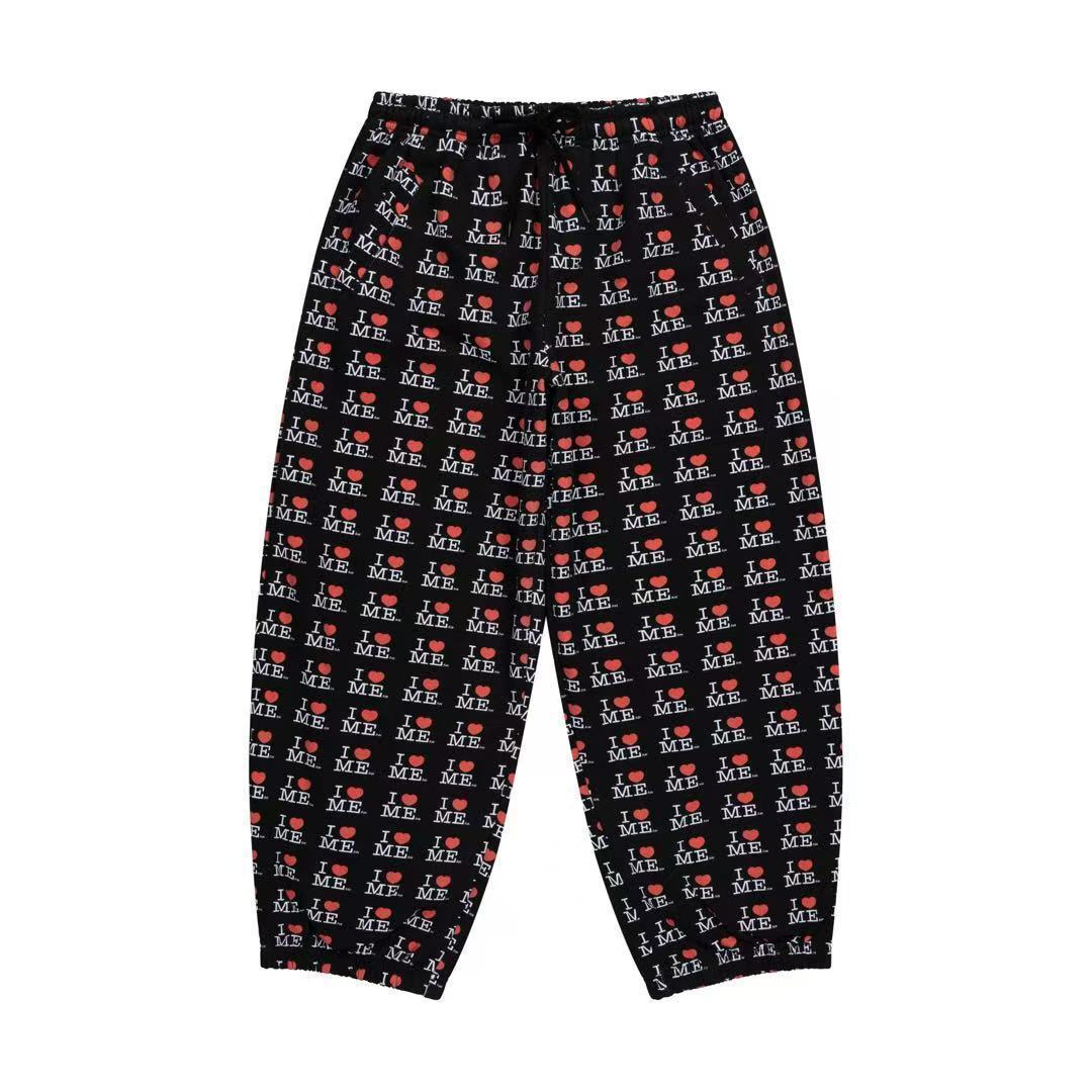 ILLIT NOT CUTE ANYMORE Inspired I HEART ME Print Tracksuit Set