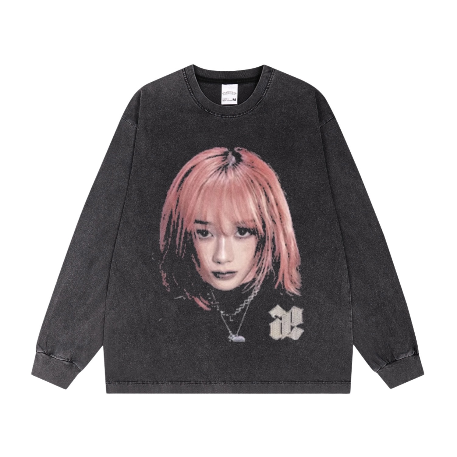 AESPA Custom Member Printed Retro Washed T-Shirt