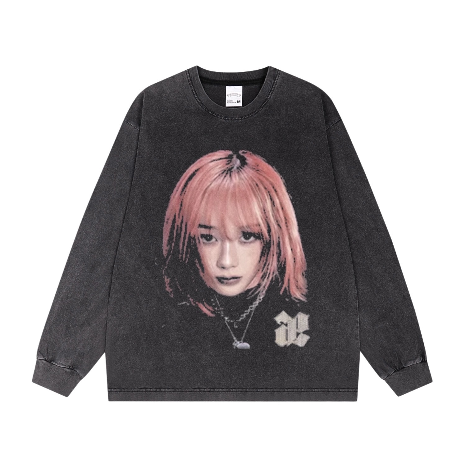 AESPA Custom Member Printed Retro Washed T-Shirt