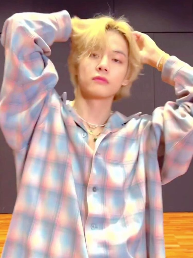 BTS V Inspired Plaid Shirt