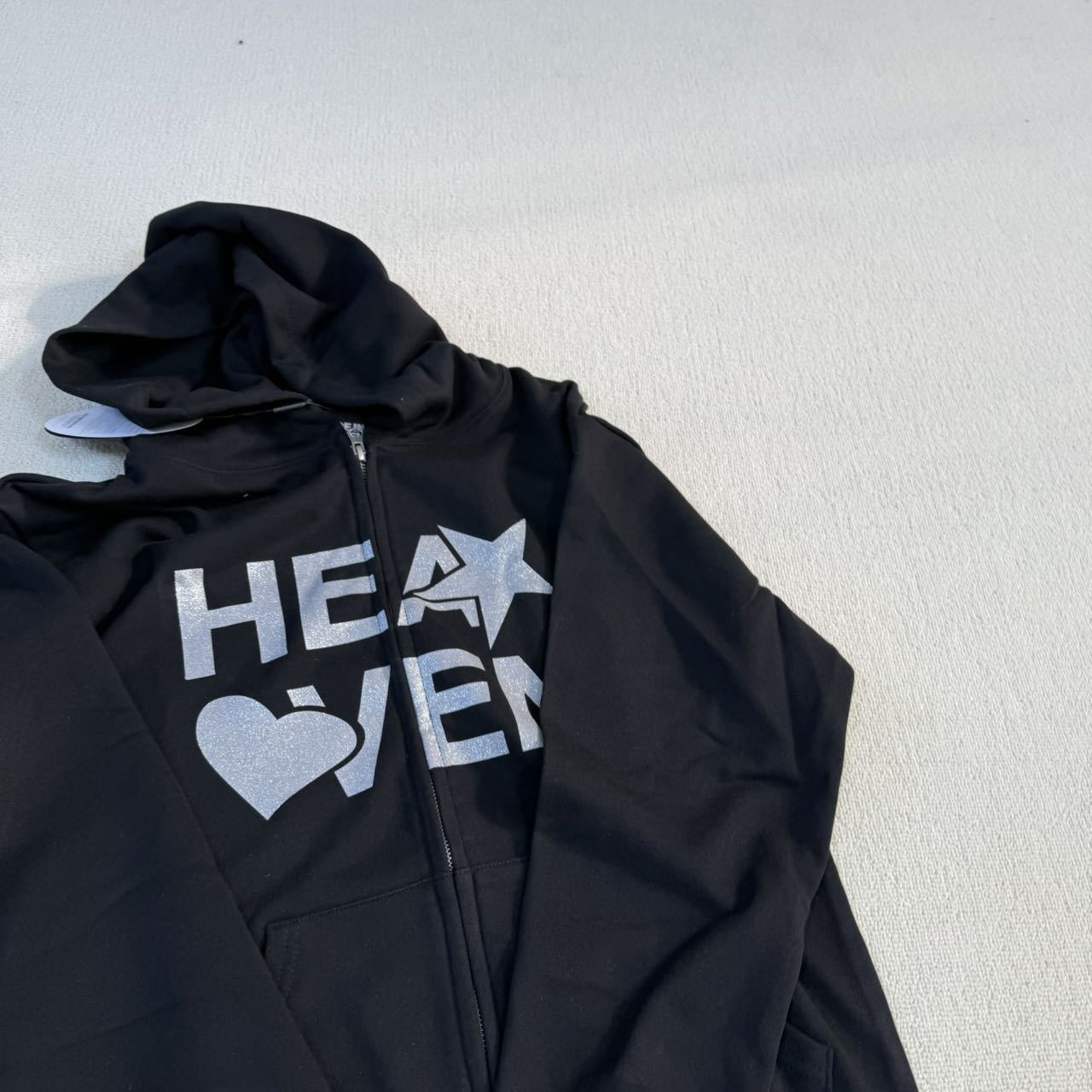 TWS Dohoon Inspired HEAVEN Star Heart Full Zip Hoodie
