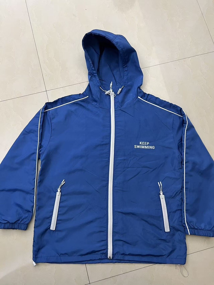 HYPE kpop group inspired BTS SWIMMING Keep Swimming Quote Print Trench Coat Jacket  Outerwear-ENHYPEN TXT