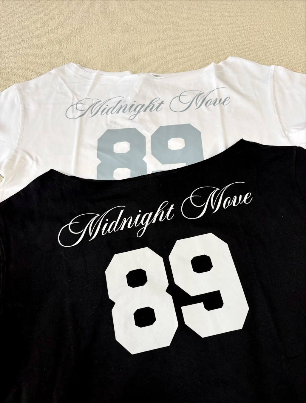 Hearts2hearts Juun&Jiwoo Inspired 89 Off-Shoulder Vest Short-Sleeve Tee