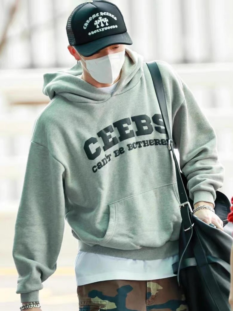 Stray Kids Bangchan Inspired Grey Hoodie