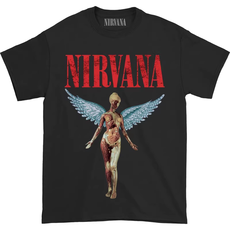 Stray Kids Hyunjin Inspired Nirvana In Utero Angelic T-Shirt-Straykids