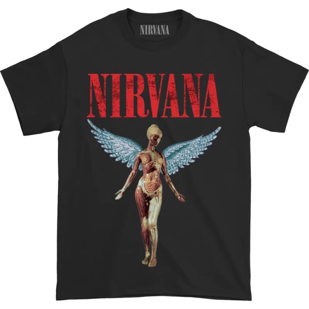 Stray Kids Hyunjin Inspired Nirvana In Utero Angelic T-Shirt-Straykids