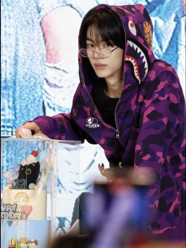 TWS Dohoon Camo Bape shark Print inspired zip up oversized hoodie jacket