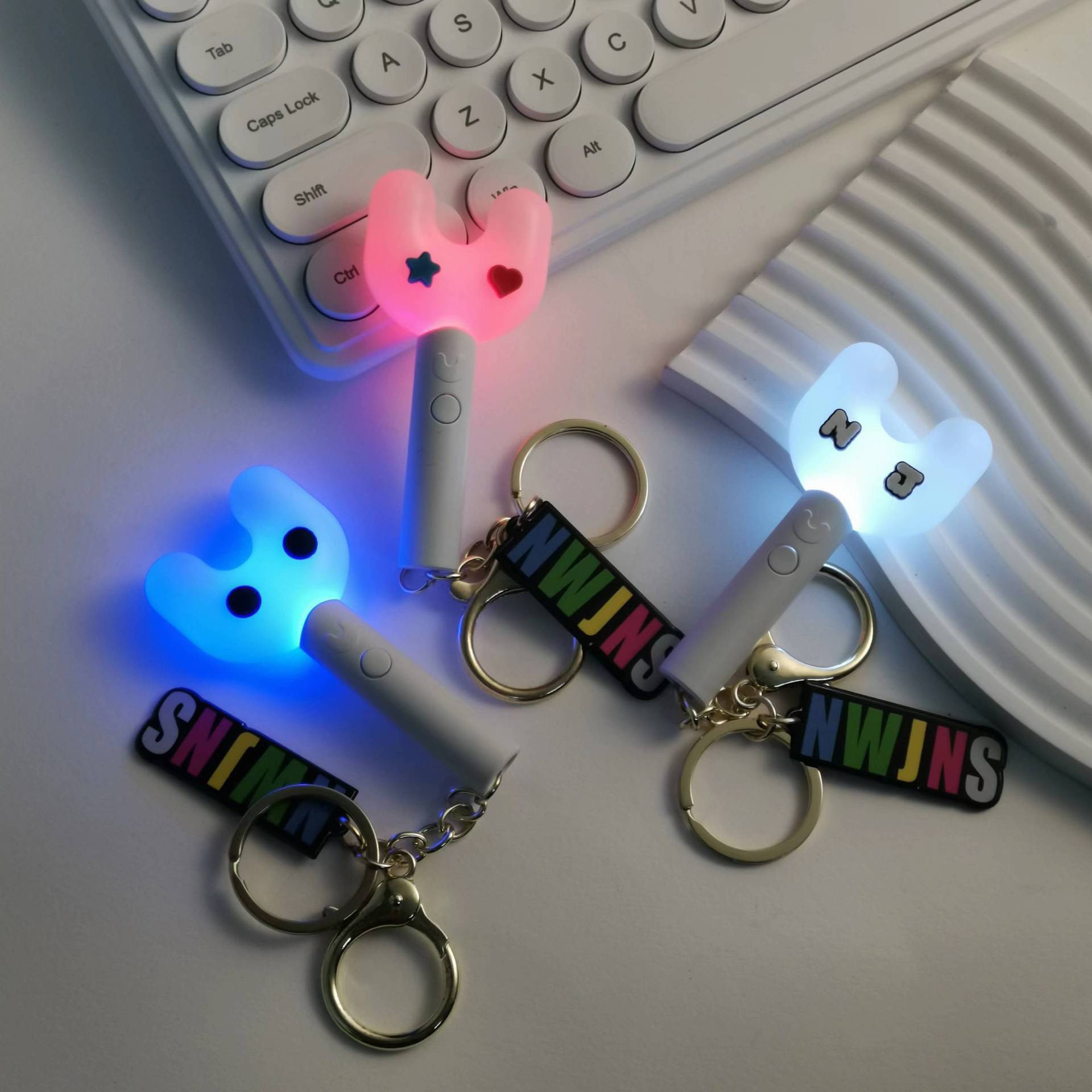 NewJeans Mini Light Stick Inspired Keychain-NJZ