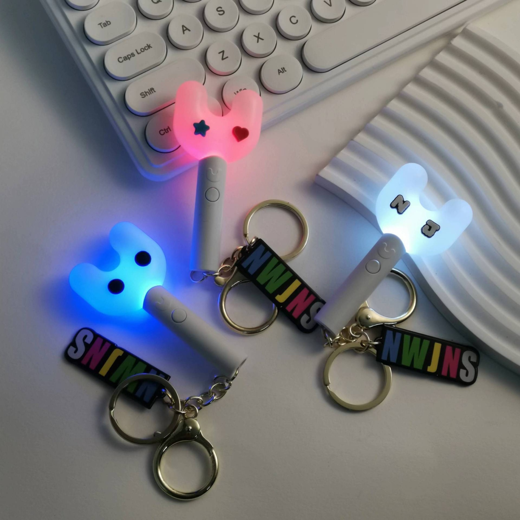 NewJeans Mini Light Stick Inspired Keychain-NJZ