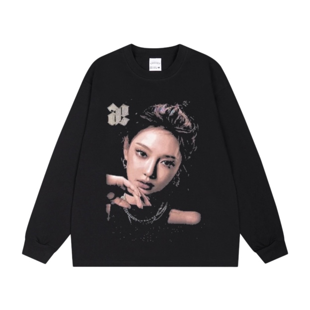 AESPA Custom Member Printed Retro Washed T-Shirt