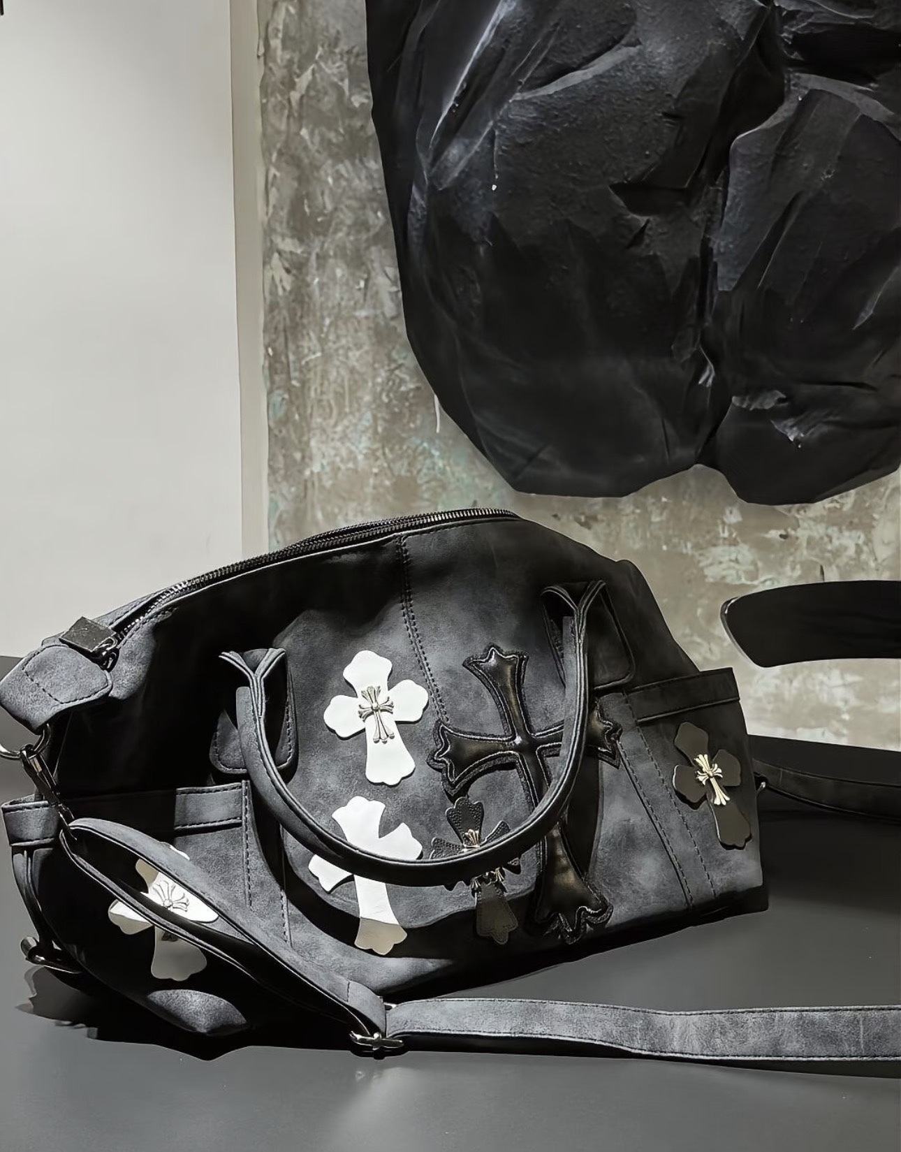 Enhypen NIKI inspired Black White Crossbody Bag 