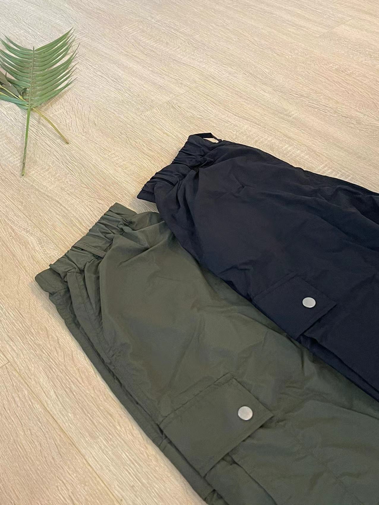 IVE Wonyoung&Lesserafim Chaewon Inspired Multi-Pocket Cargo Pants