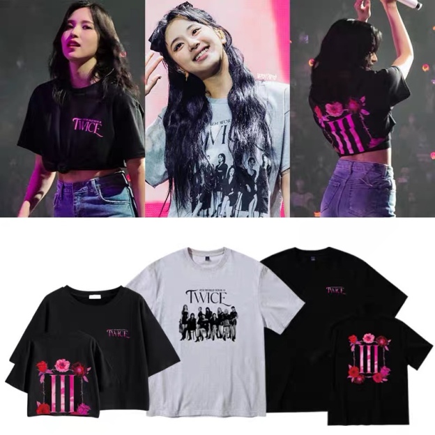 Twice 4th World Tour Merch Inspired T-shirt