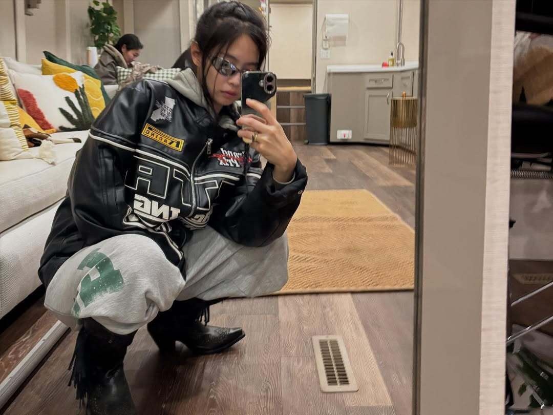 Blackpink Jennie Inspired Yellow tank & Grey Wide Leg Pants Set