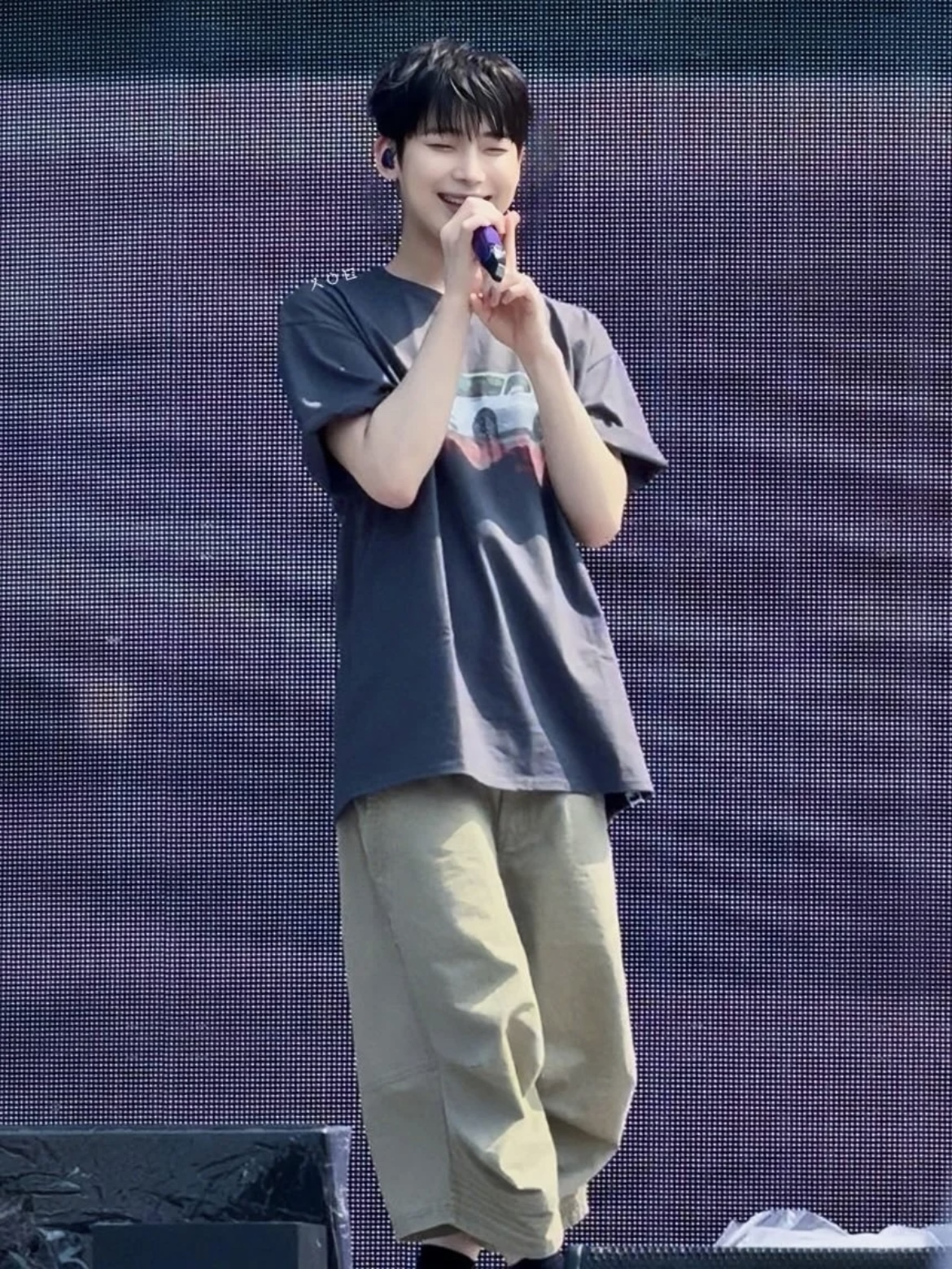 ENHYPEN Sunoo Inspired Sports Car Print T-shirt