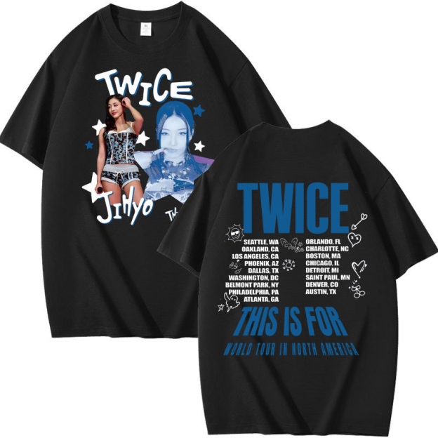 Twice This is For World Tour Merch Inspired T-shirt