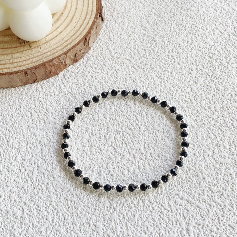 Straykids Hyunjin Inspired Black Beaded Bracelet
