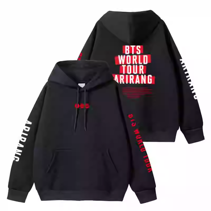 BTS 2026 World Tour ARIRANG Merch Inspired Hoodie Jacket