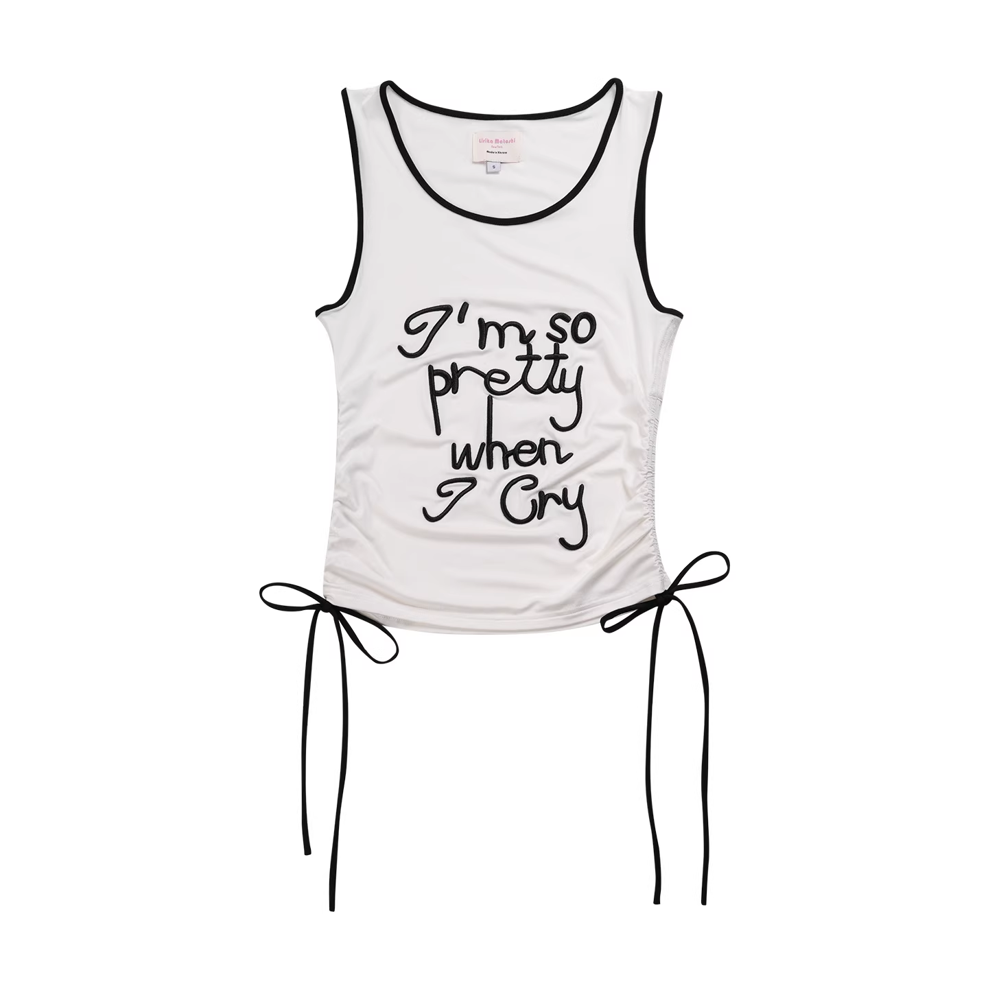 Blackpink Jennie Inspired Embroidered Fitted Tank