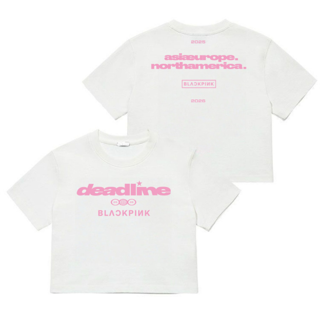 BLACKPINK 2025 World Tour DEADLINE Merch inspired T-Shirt