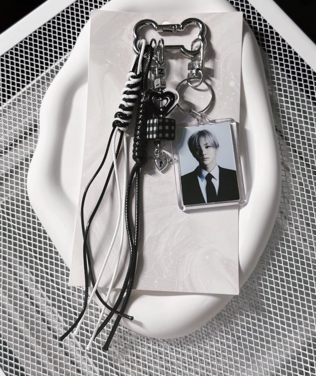 ENHYPEN Member Handmade Acrylic Keychain Bag Charm