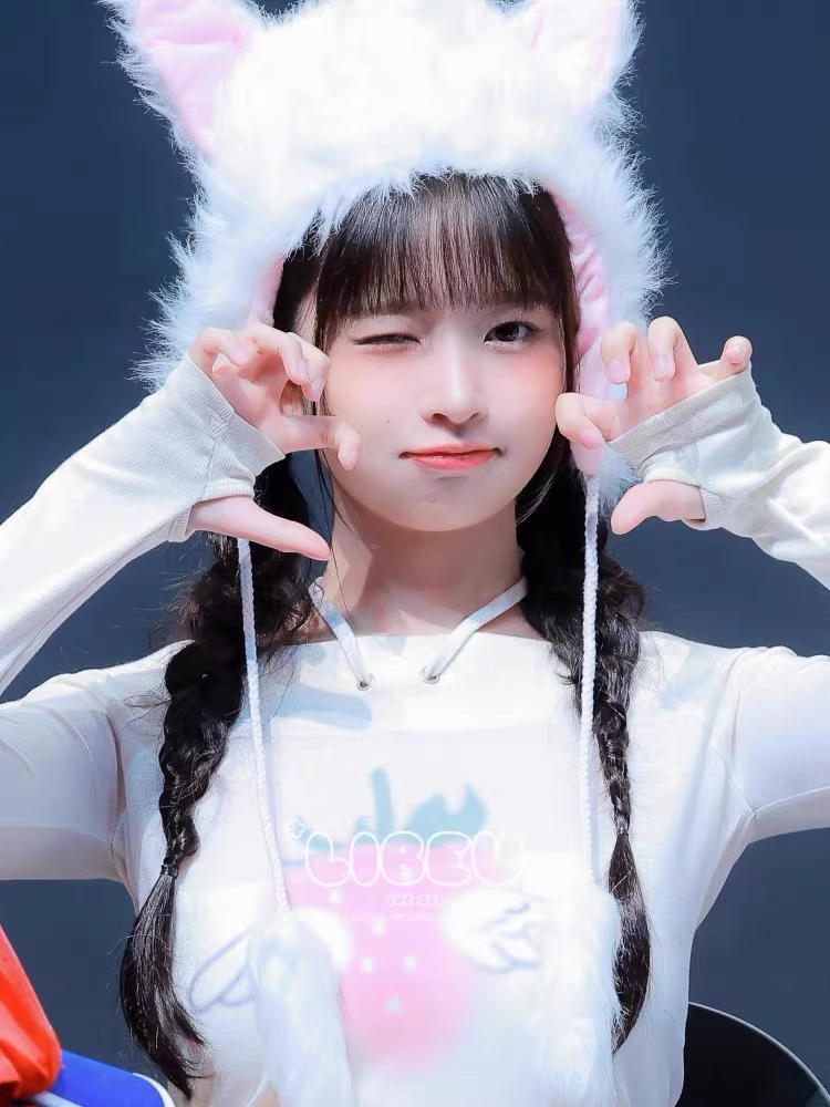 IVE Rei Inspired Strawberry Angel Off Shoulder Top