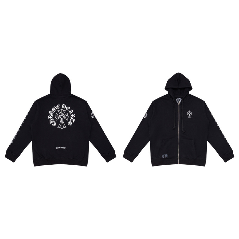 Enhypen Niki&Heeseung Inspired Cross Pattern Zip-up Hoodie