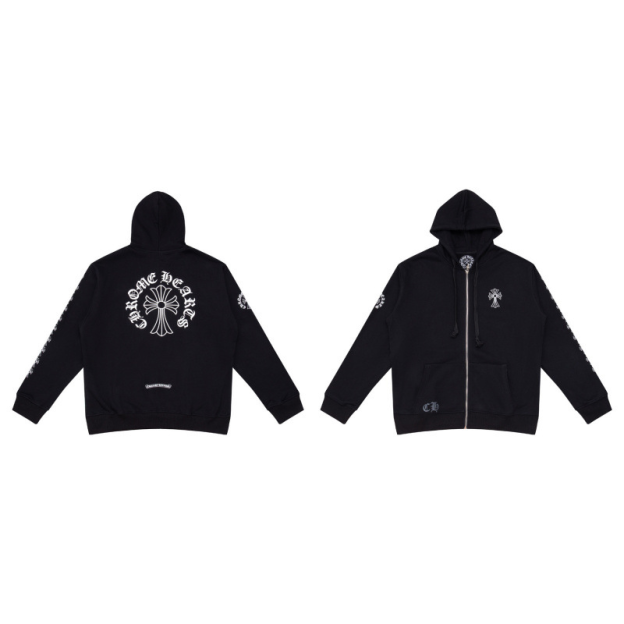 Enhypen Niki&Heeseung Inspired Cross Pattern Zip-up Hoodie