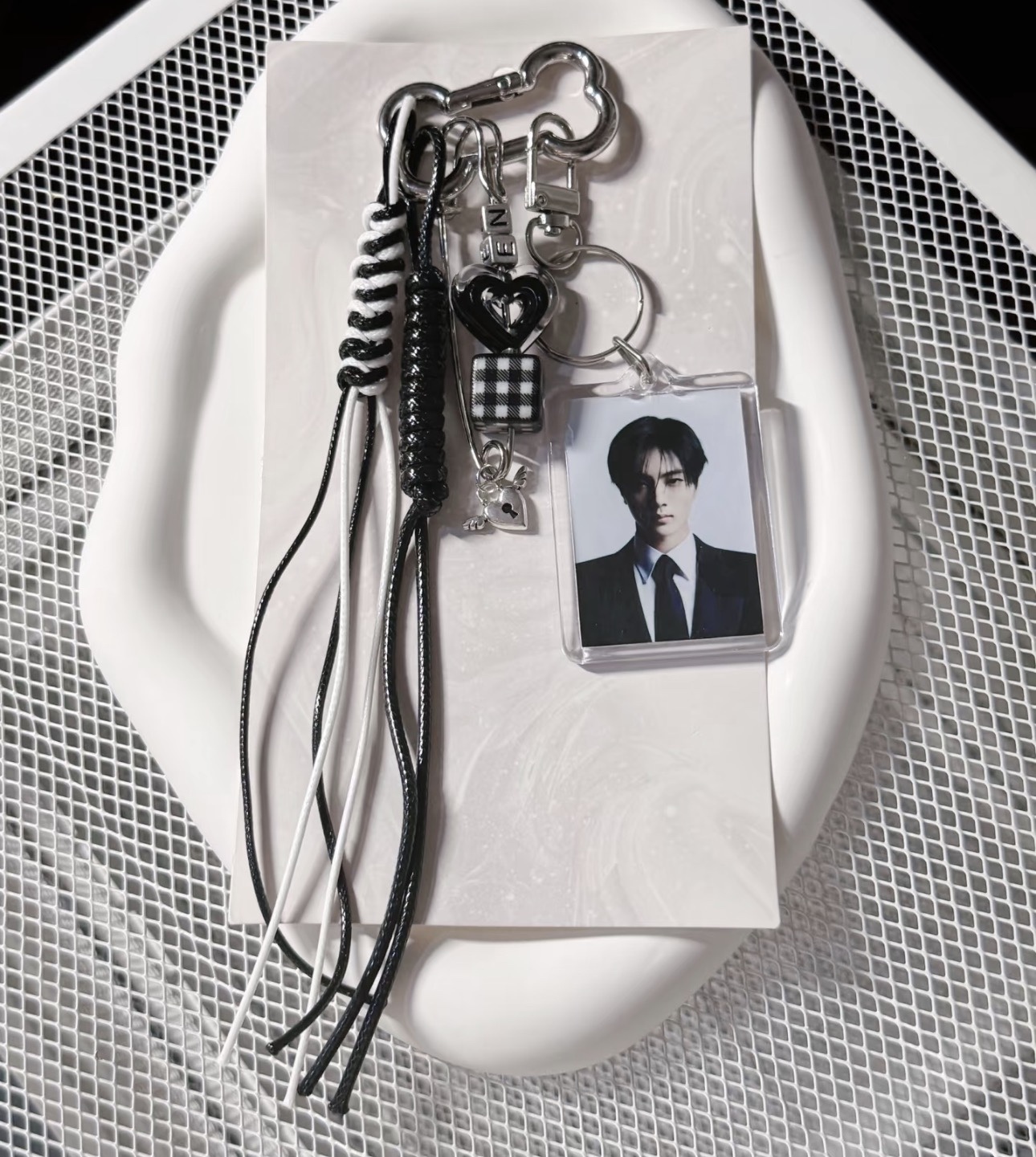 ENHYPEN Member Handmade Acrylic Keychain Bag Charm