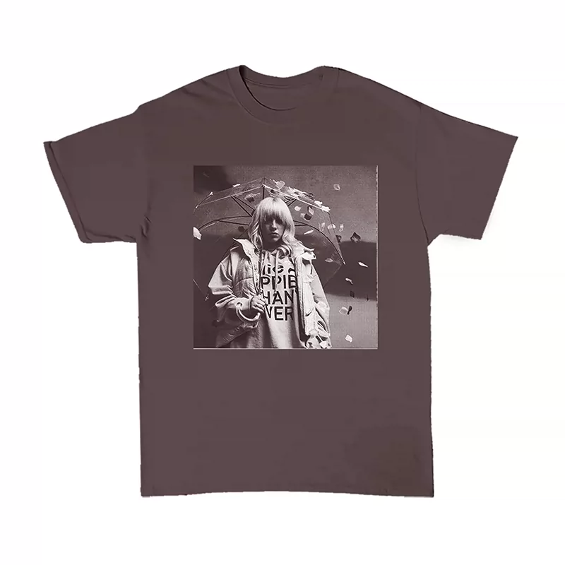 Billie Eilish Merch Inspired Graphic T-Shirt