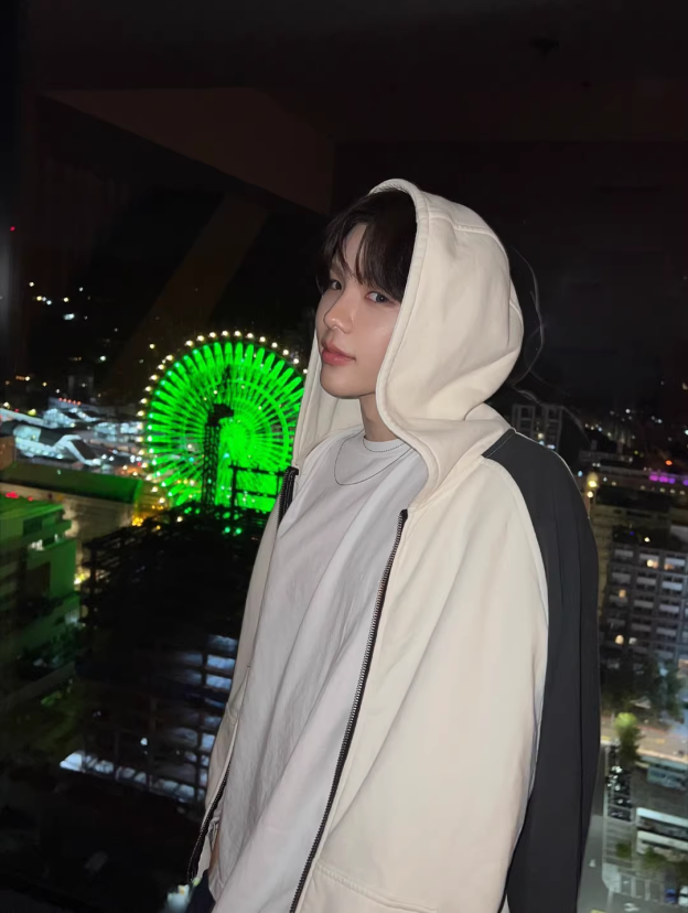 RIIZE Shotaro Inspired Color Block Zip-Up Hoodie