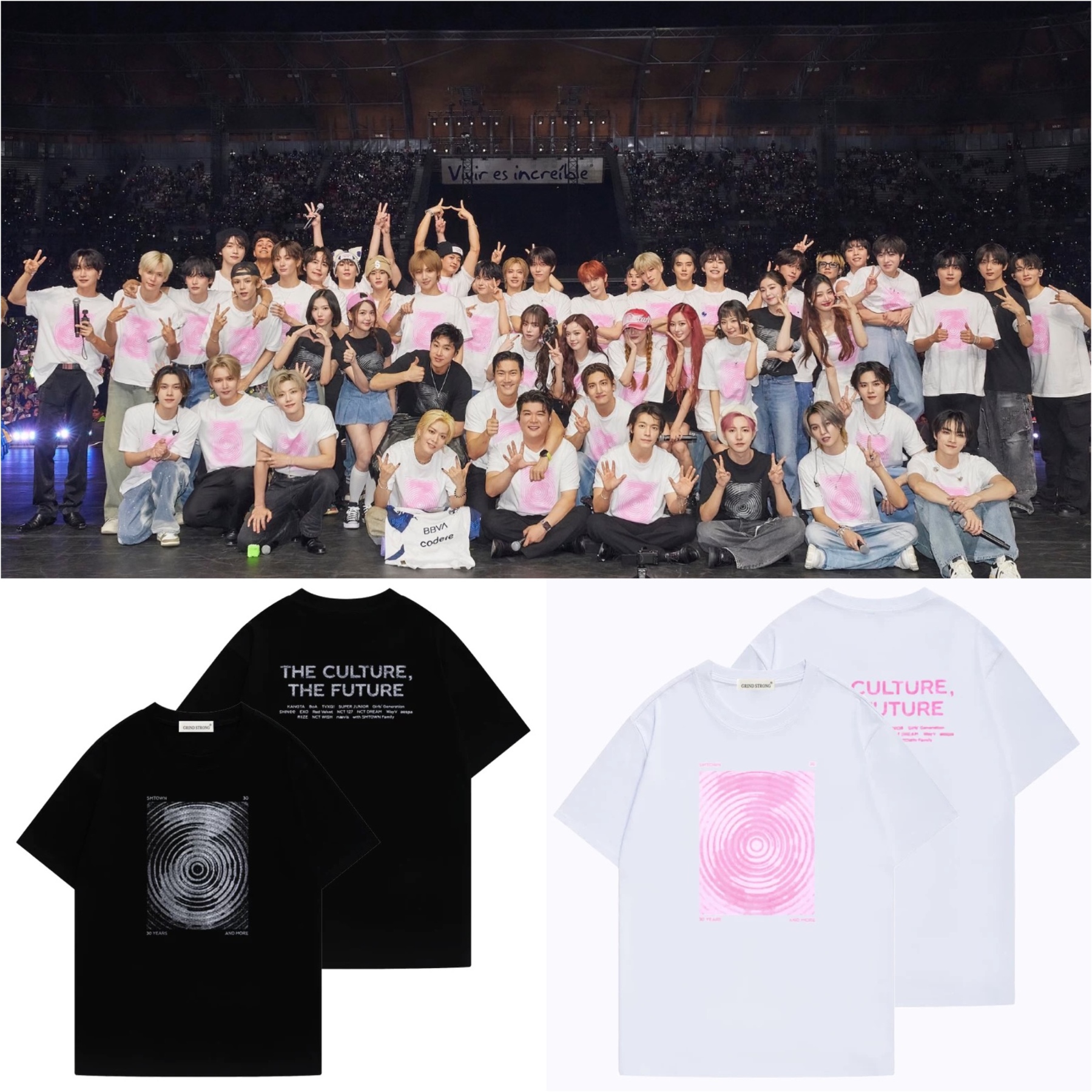 SMTOWN official inspired tshirt