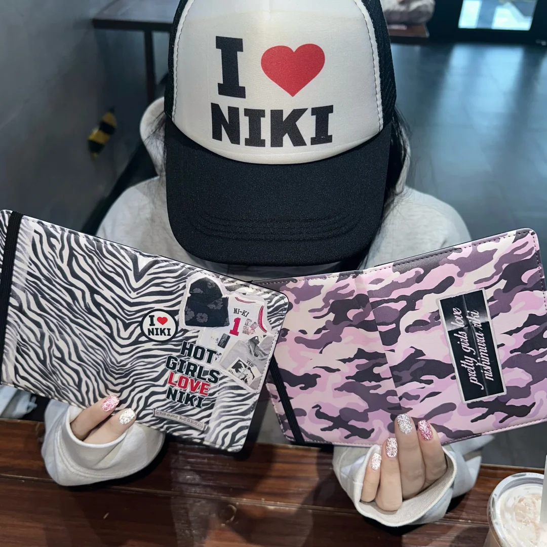 Enhypen Niki I Love Niki Graphic Custom Trucker Cap Hat-NI-KI