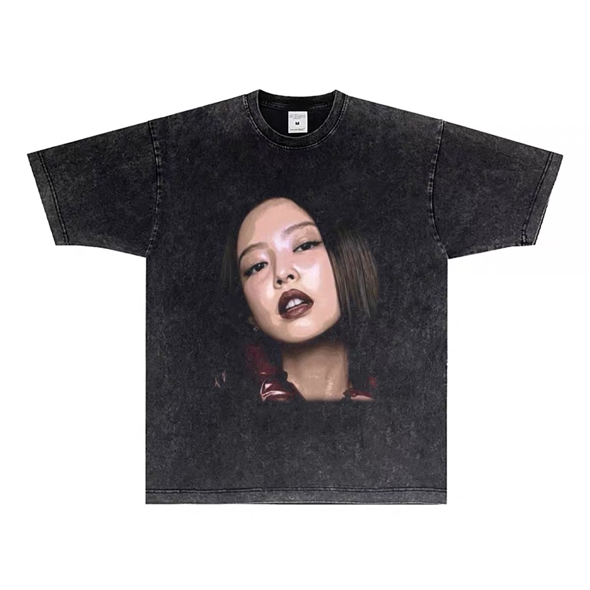 Blackpink Custom Member Printed Retro Washed T-Shirt