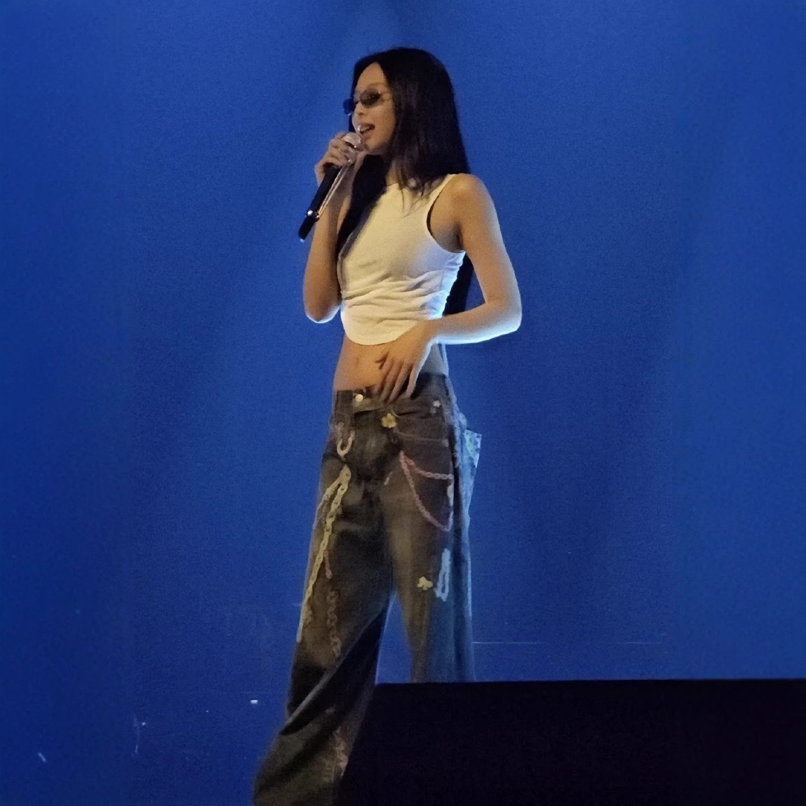 Blackpink Jennie Inspired Asymmetric Strap Tank Top