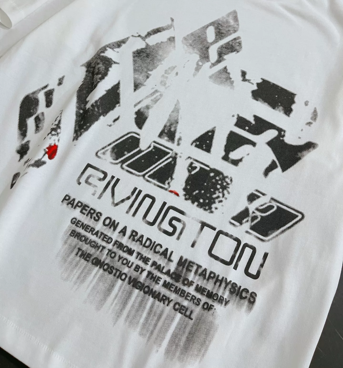 Cortis Juhoon Inspired Distressed Rivington Graphic Boxy Short Sleeve T-Shirt