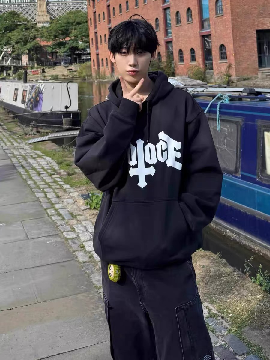 ENHYPEN Jungwon Inspired Letter Print Hoodie