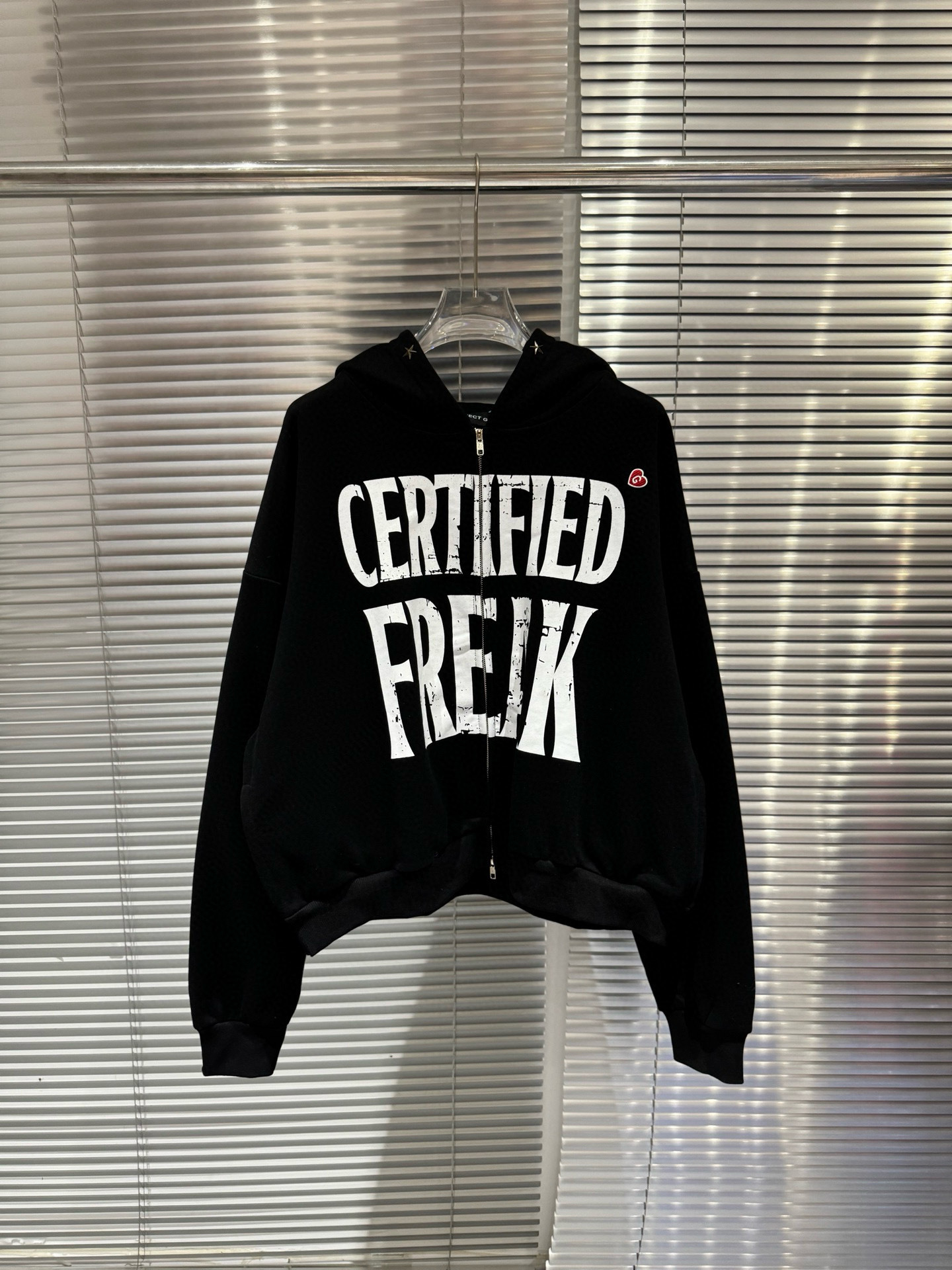 Boynextdoor Leehan&Zico Inspired Certified Freak Graphic Zip-Up Hoodie