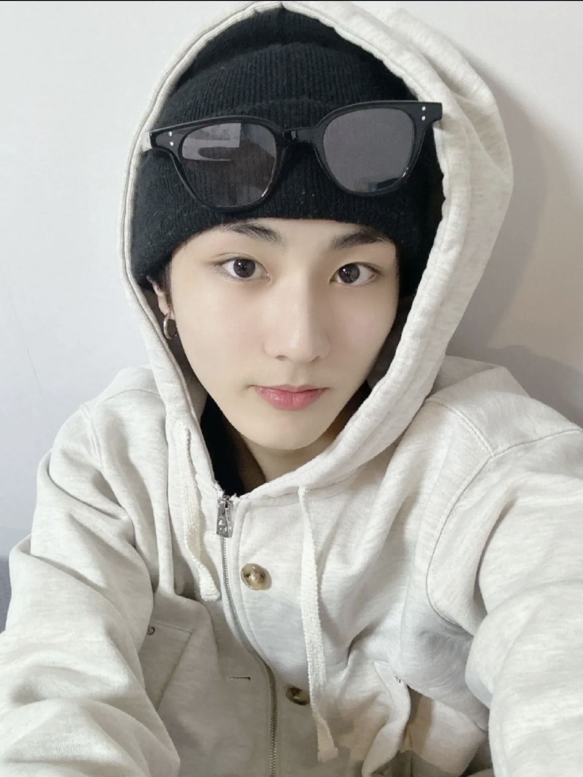 Seventeen&TXT&Straykids Inspired Hooded Zip - Up Jacket