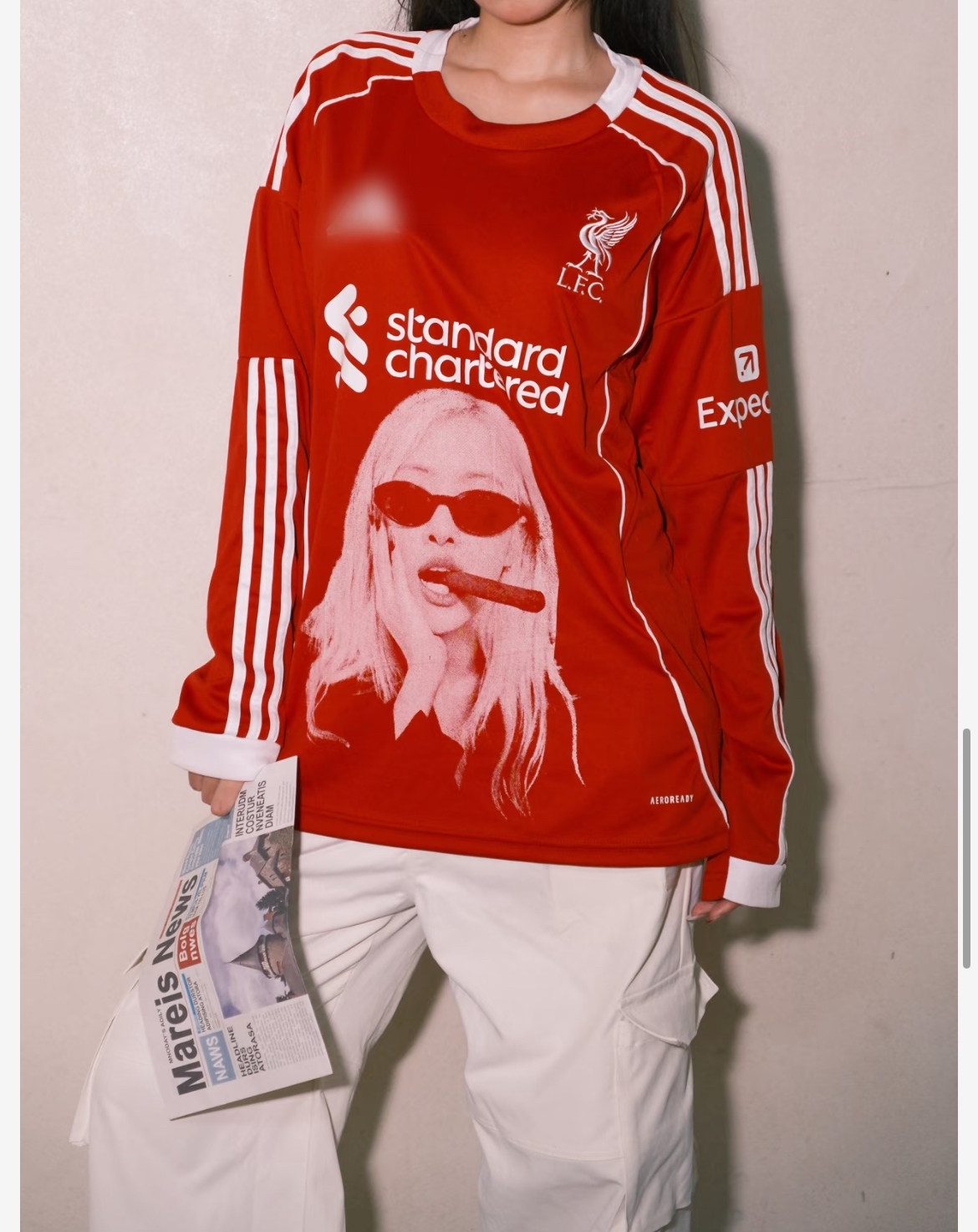 Blackpink Rose custom remake jersey